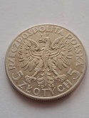 5 zł Głowa Kobiety 1934 r