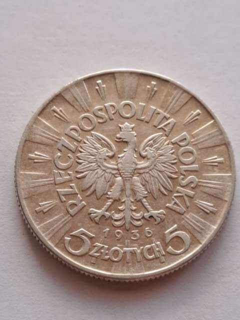 5 zł Józef Piłsudski 1936 r