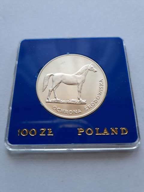 100 zł Ochrona Środowiska Koń 1981 r