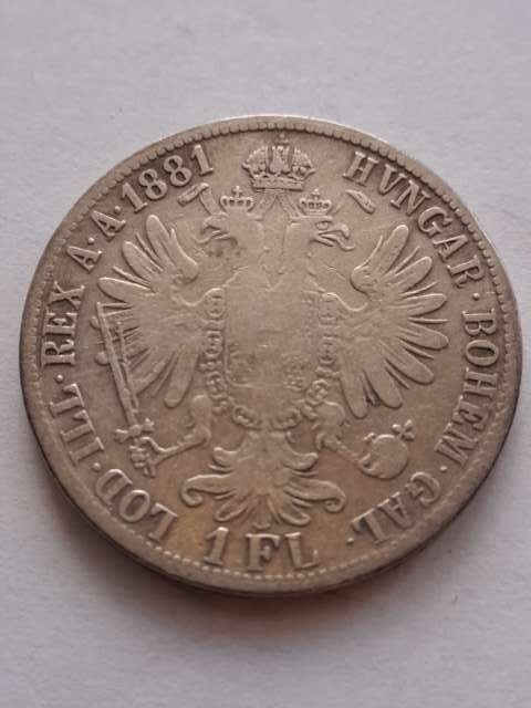 Austria 1 Floren Franciszek Józef I 1881 r