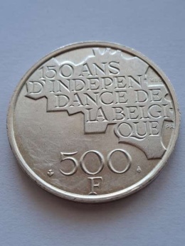 Belgia 500 Franków Baldwin I 1980 r