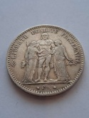 Francja 5 Franków Herkules 1875 r