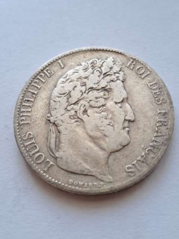 Francja 5 Franków Louis Philippe I 1845 r