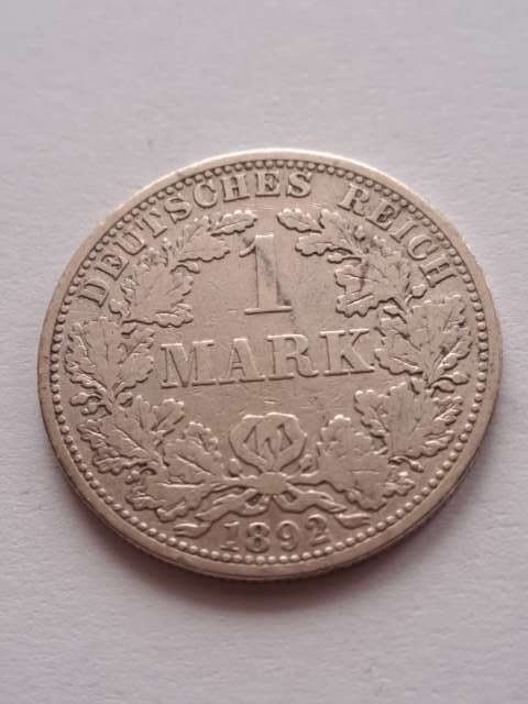 Niemcy 1 Marka Wilhelm I 1892 r A