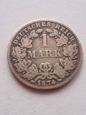 Niemcy 1 Marka Wilhelm I 1874 r D