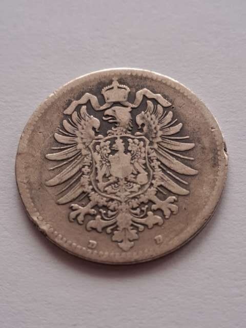 Niemcy 1 Marka Wilhelm I 1874 r D