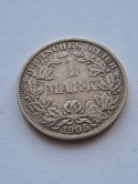 Niemcy 1 Marka Wilhelm II 1905 r A