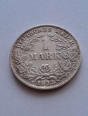 Niemcy 1 Marka Wilhelm II 1915 r D
