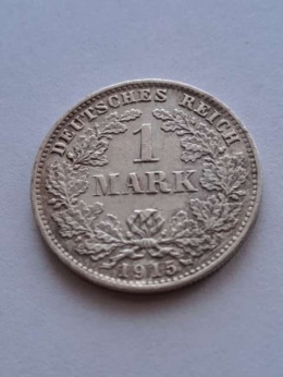 Niemcy 1 Marka Wilhelm II 1915 r D