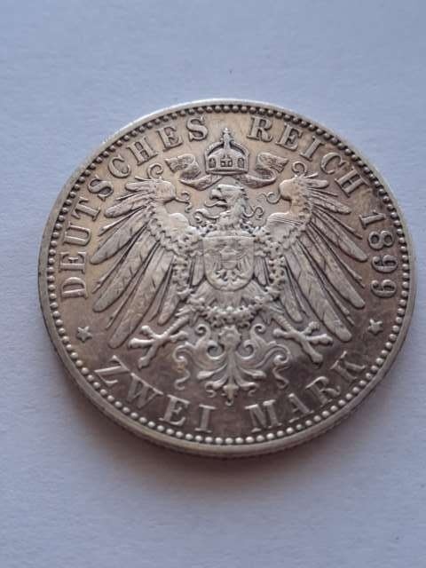 Niemcy 2 Marki Prusy 1899 r