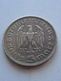 Niemcy 5 Marek Hindenburg 1936 r A
