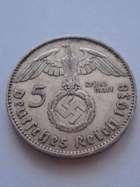 Niemcy 5 Marek Hindenburg 1938 r J