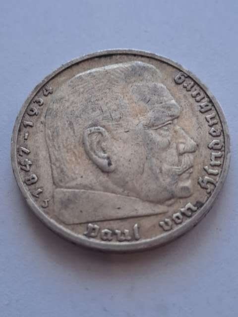 Niemcy 5 Marek Hindenburg 1938 r J