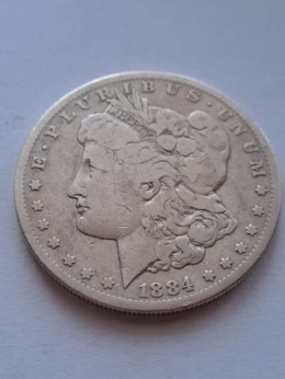 USA Dollar Morgan 1884 r S