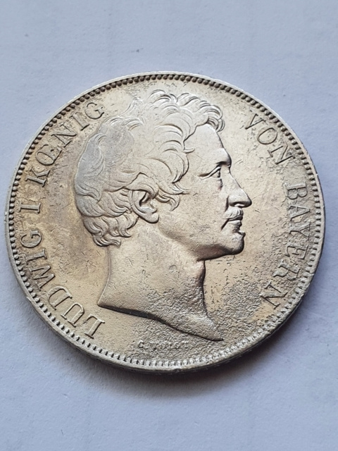 Niemcy 1 Gulden Bayern 1844 r Niemcy 1 Gulden Bayern 1844 r