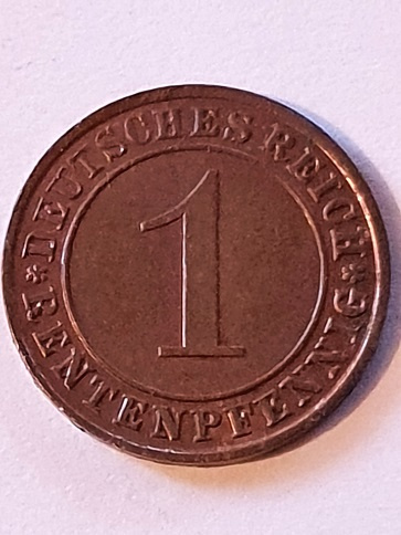 Niemcy 1 Pfenning 1924 A Niemcy 1 Pfenning 1924 A