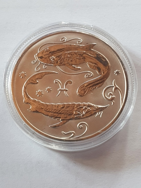 Rosja Znaki Zodiaku 2 Ruble Ryby 2005 r Rosja Znaki Zodiaku 2 Ruble Ryby 2005 r