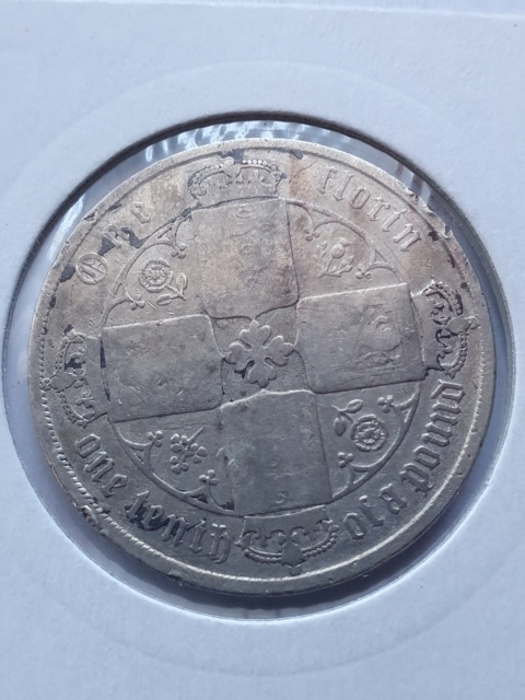 Wielka Brytania 2 Shillngi (Floren) 1854 r Wielka Brytania 2 Shillngi (Floren) 1854 r