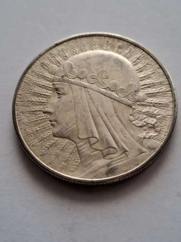 10 zł Głowa Kobiety 1932 r bez znaku