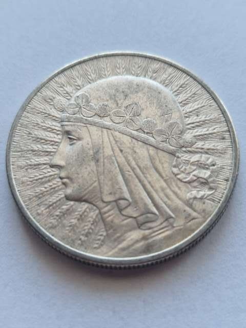 10 zł Głowa Kobiety 1932 r bez znaku