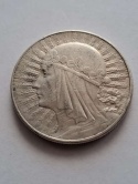 10 zł Głowa Kobiety 1932 r znak