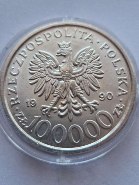 100 tys Solidarność typ B 1990 r