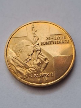2 zł 25 Lat Pontyfikatu 2003 r