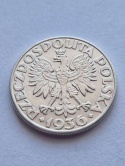 2 zł Żaglowiec 1936 r