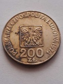 200 zł Mapka 1974 r