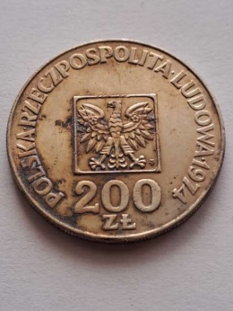 200 zł Mapka 1974 r