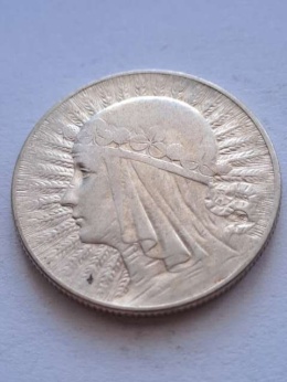 5 zł Głowa Kobiety 1933 r