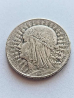 5 zł Głowa Kobiety 1933 r
