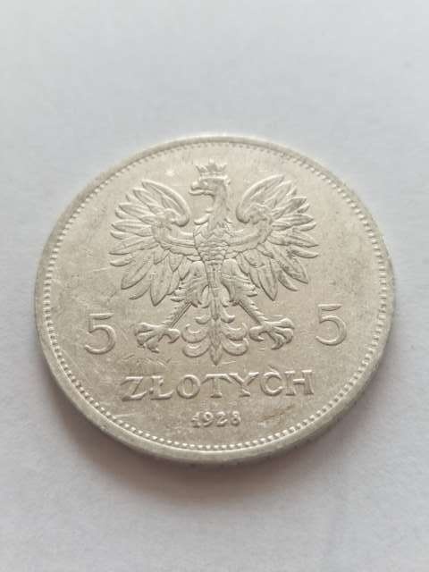 5 zł Nike 1928 rok bez znaku