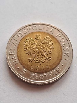 5 zł Ratusz w Poznaniu 2015 r