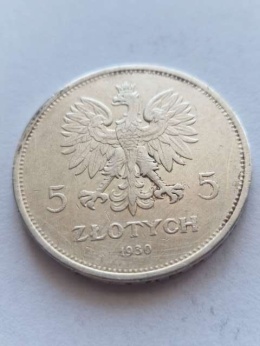5 zł Sztandar 1930 r