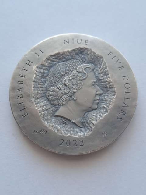 Niue 5 dolarów David 2022 r