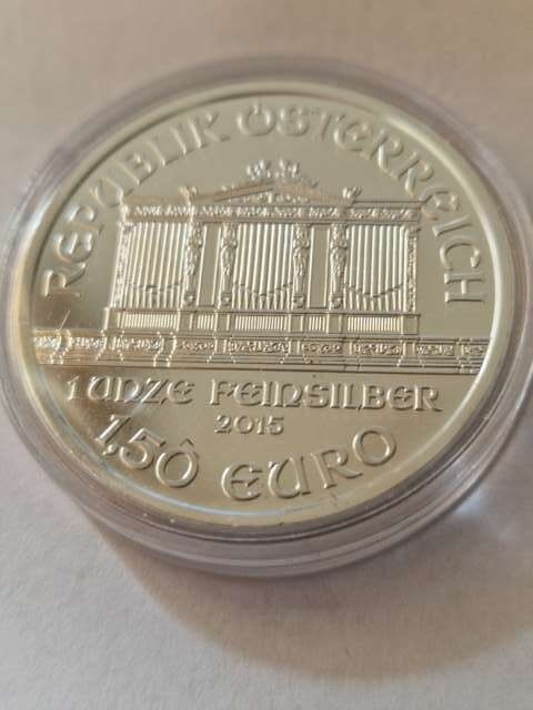 Austria 1,5 euru Filharmonik 2015 r