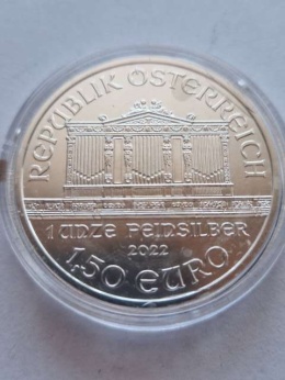 Austria 1,5 euru Filharmonik 2022 r