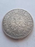 Austria 5 Koron Franciszek Józef I 1900 r