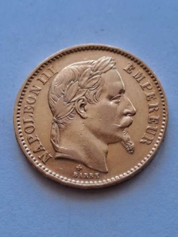Francja 20 Franków Napoleon III 1866 r