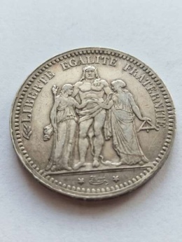 Francja 5 Franków Herkules 1873 r