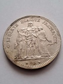 Francja 5 Franków Herkules 1875 r