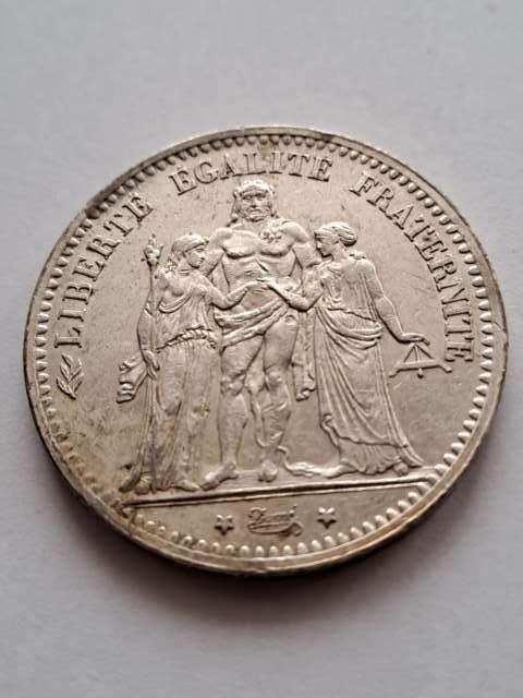 Francja 5 Franków Herkules 1875 r
