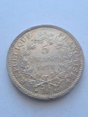 Francja 5 Franków Herkules 1873 r