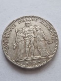 Francja 5 Franków Herkules 1874 r