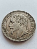 Francja 5 Franków Napoleon III 1867 r