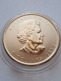 Kanada 5 Dolarów Liść 2012 r