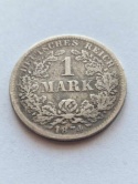 Niemcy 1 Marka Wilhelm I 1874 r F