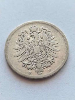 Niemcy 1 Marka Wilhelm I 1875 r F