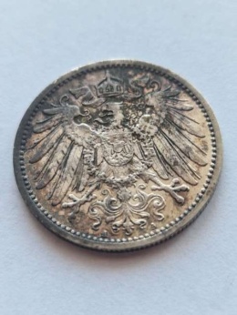 Niemcy 1 Marka Wilhelm II 1908 r A